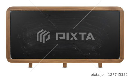 black chalkboard isolated on white background 127745322