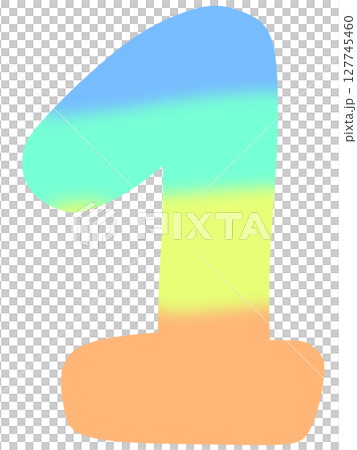 Number drawing in colorful style zeros to nine 127745460