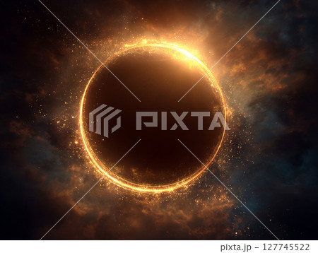 日食のイラスト AI画像 日食のイラスト AI画像 127745522
