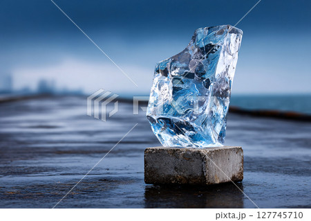 inspiration flowing from a melting ice sculpture of a muse, minimalist, ethereal mist inspiration flowing from a melting ice sculpture of a muse, minimalist, ethereal mist 127745710