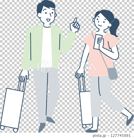 一對夫婦去旅行 127745891