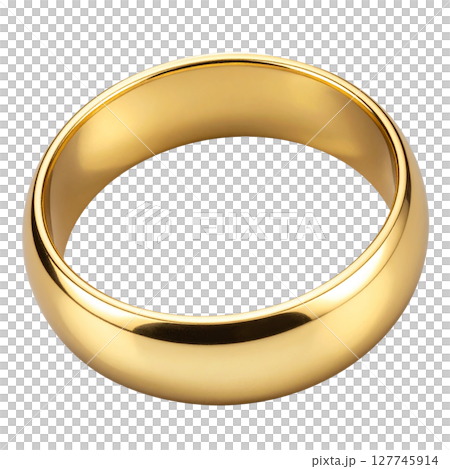 Golden wedding rings in a metallic oval frame, reflecting love and commitment Golden wedding rings in a metallic oval frame, reflecting love and commitment 127745914