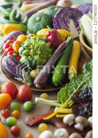 オーガニック野菜 127746503