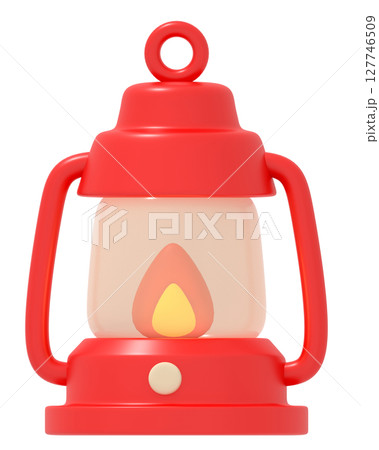 赤いランタンアイコン 127746509