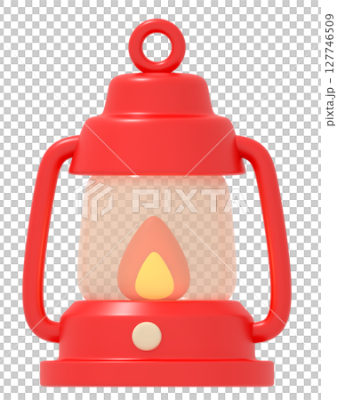 赤いランタンアイコン 127746509