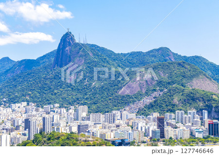 Christ the Redeemer on Corcovado mountain Rio de Janeiro Brazil. Christ the Redeemer on Corcovado mountain Rio de Janeiro Brazil. 127746646