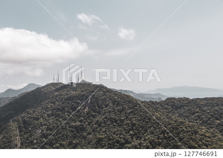 Rio de Janeiro Brazil Panorama View City Skyline Cityscape Mountains. Rio de Janeiro Brazil Panorama View City Skyline Cityscape Mountains. 127746691