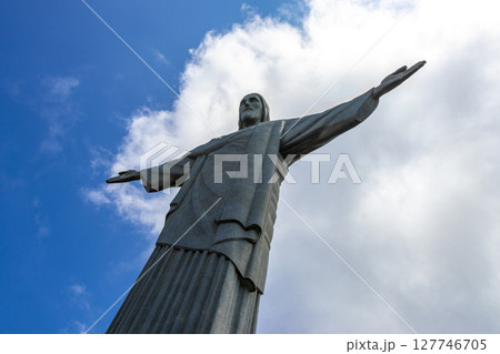 Christ the Redeemer on Corcovado mountain Rio de Janeiro Brazil. Christ the Redeemer on Corcovado mountain Rio de Janeiro Brazil. 127746705