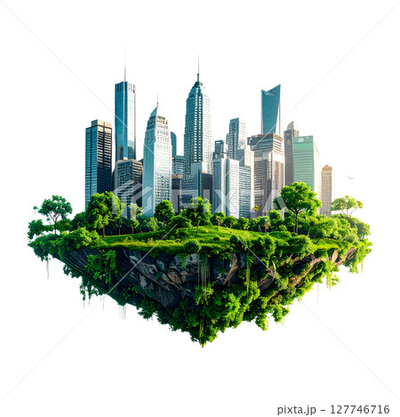 Singapore and Hong Kong skylines feature iconic Asian cityscapes with towering downtown buildings and urban architecture under the daytime sky 127746716