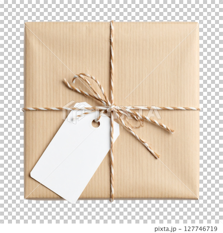 White gift box with red ribbon and bow, perfect for Christmas, birthday, or holiday celebrations White gift box with red ribbon and bow, perfect for Christmas, birthday, or holiday celebrations 127746719