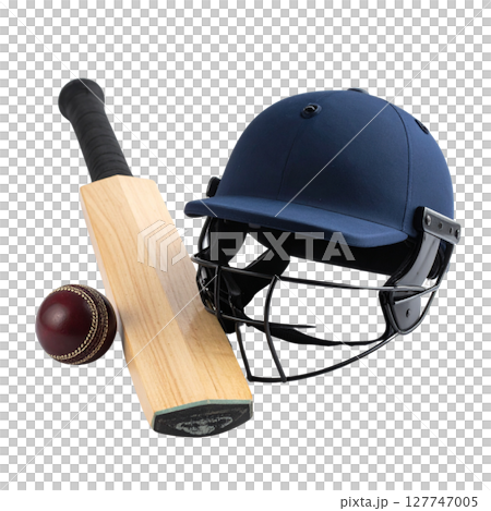 Protective sport gear for team play: isolated baseball and football helmets, gloves, and balls 127747005