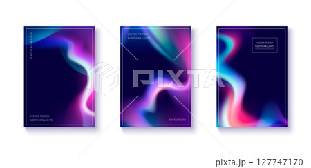 Dynamic aurora gradient background collection 127747170