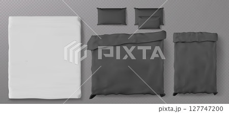 Bed top view collection 127747200