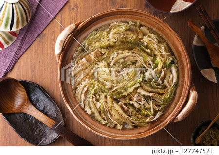白菜と豚バラ肉の重ね鍋 白菜と豚バラ肉の重ね鍋 127747521