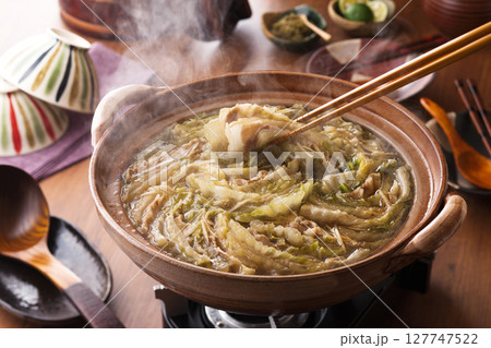 白菜と豚バラ肉の重ね鍋 白菜と豚バラ肉の重ね鍋 127747522