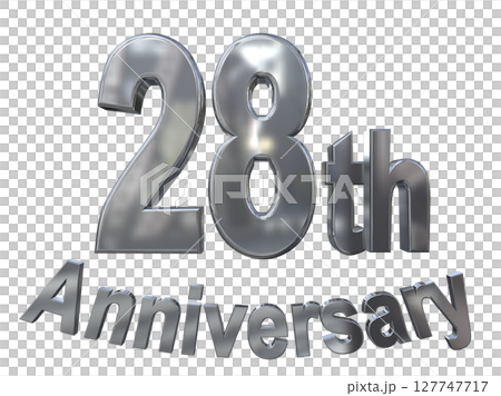 3DCG text "28th Anniversary/28th Anniversary Mark Sparkle" 3DCG text "28th Anniversary/28th Anniversary Mark Sparkle" 127747717