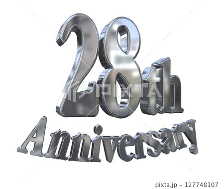 3DCG文字「28th Anniversary/28周年マークキラキラ」 3DCG文字「28th Anniversary/28周年マークキラキラ」 127748107