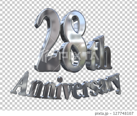 3DCG文字「28th Anniversary/28周年マークキラキラ」 3DCG文字「28th Anniversary/28周年マークキラキラ」 127748107