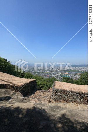 古代朝鮮式山城「屋嶋城」の城門と高松市街 古代朝鮮式山城「屋嶋城」の城門と高松市街 127748331