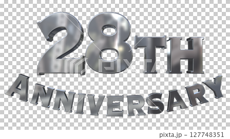 3DCG文字“28週年/28週年紀念馬克·斯帕克” 3DCG文字“28週年/28週年紀念馬克·斯帕克” 127748351