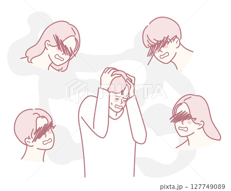 Struggling with Overwhelming Thoughts and Voices in the Mind and Emotions is Challenging 127749089
