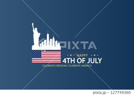 Fourth of July Festivities Honoring Freedom with Fireworks and Fun 127749360
