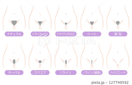 女性 アンダーヘアのデザイン 脱毛 女性 アンダーヘアのデザイン 脱毛 127749592