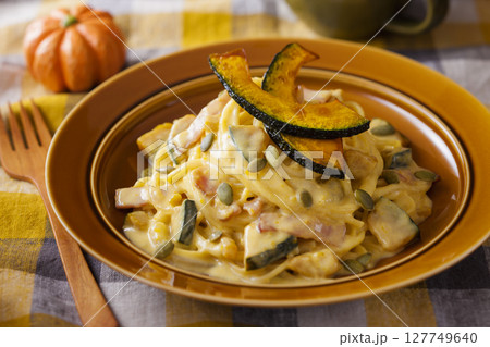 パンプキンパスタ 127749640