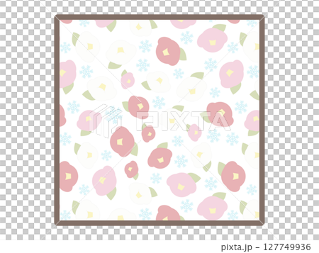 山茶花方形鏡框 山茶花方形鏡框 127749936