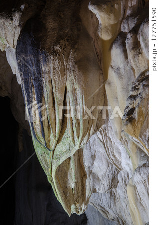 Stalactites in Trung Trang Cave. 127751590