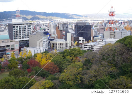 和歌山城天守からの眺め 127751696