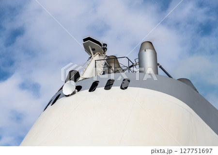 【東京九州フェリーはまゆう新門司行のファンネル】 127751697