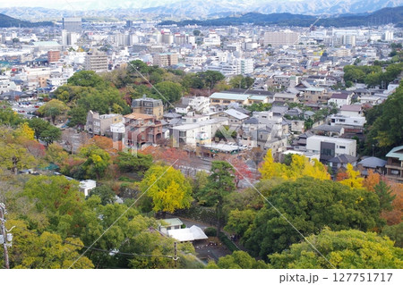 和歌山城天守からの眺め 127751717