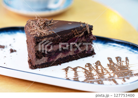 Chocolate cake, sweet tasty bakery 127753400