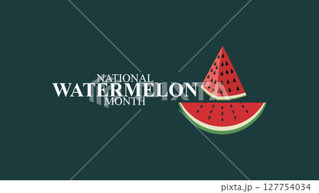 National Watermelon Month, Juicy, Sweet, and Perfect for Summer 127754034