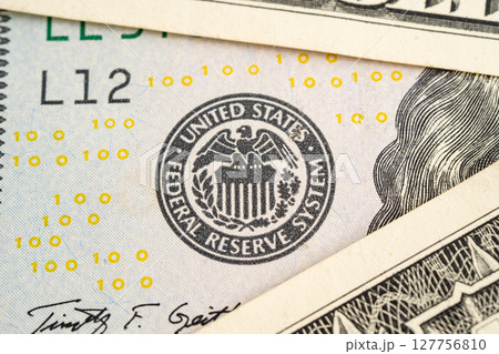 The Federal Reserve System, the central banking system of the United States of America. The Federal Reserve System, the central banking system of the United States of America. 127756810