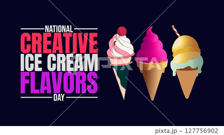 Creative Ice Cream Flavors Day, Scoop Outside the Box	 127756902
