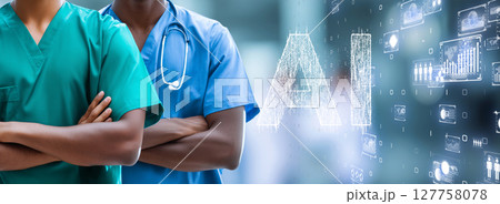 デジタル医療インフォグラフィック 127758078