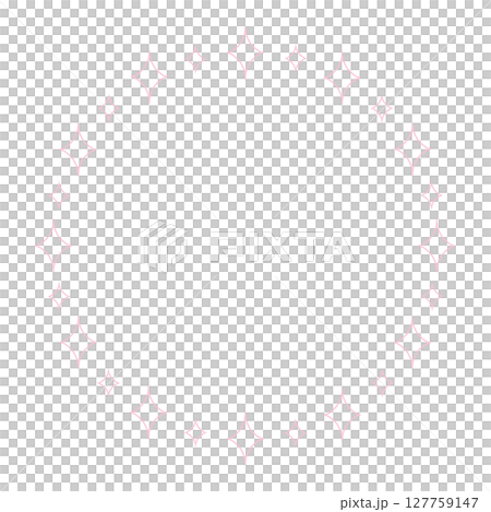 Sparkling frame illustration 127759147