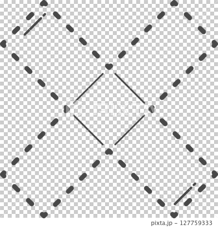 Multiplication sign illustration. Dotted line. Multiplication sign illustration. Dotted line. 127759333