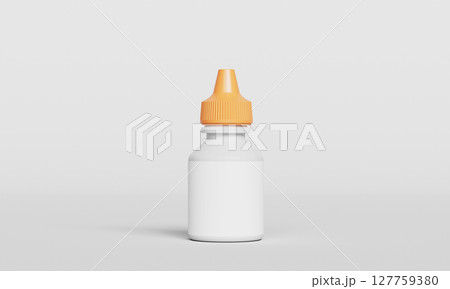 Eye Drop Bottle Mock up. 3D Rendering. 127759380
