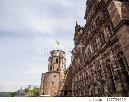 Ancient Heidelberg medieval castle in Germany Ancient Heidelberg medieval castle in Germany 127759659