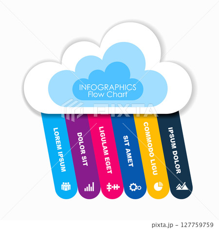 Infographic design template with place for your data. Vector illustration. 127759759