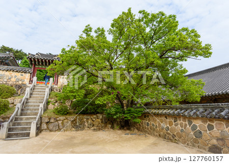 Bulguksa Buddhist temple, UNESCO World Heritage Site in Gyeongju, South Korea 127760157