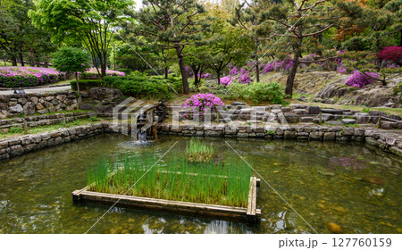 Namsangol Hanok Village traditional public park in Seoul, capital of South Korea 127760159