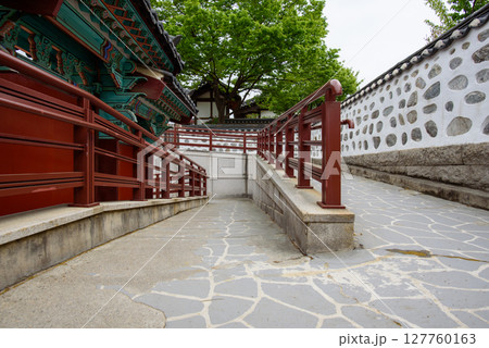 Namsangol Hanok Village traditional public park in Seoul, capital of South Korea 127760163