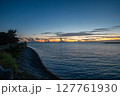 豊崎　沖縄本島の夕日 127761930