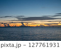 豊崎　沖縄本島の夕日 127761931