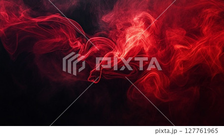 煙に包まれた抽象的な煙 127761965