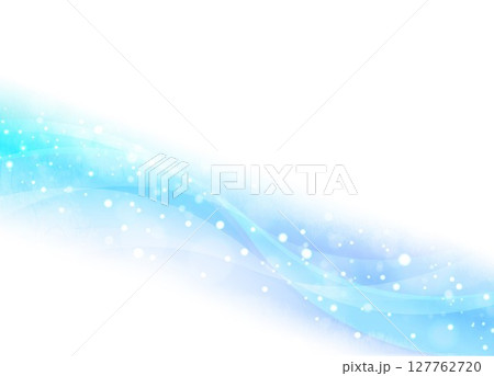 流れる水がキラキラ光る線 127762720